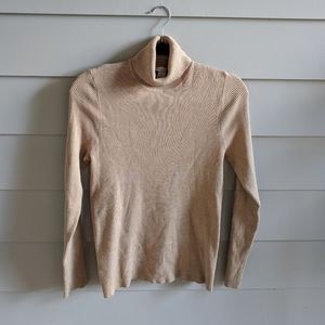Chico's knit turtleneck light dark academia